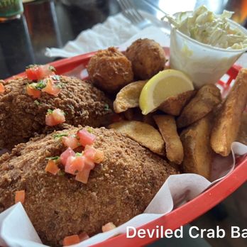 St Augustine Fish Camp - Deviled Crab Basket ($13) - Seafood Near Me - St Augustine, Florida
