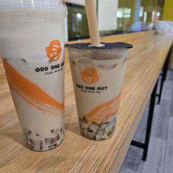Odd One Out - Champion milk tea and red oolong milk tea with jasmine silk boba - Coffee & Tea Near Me - Los Angeles, California