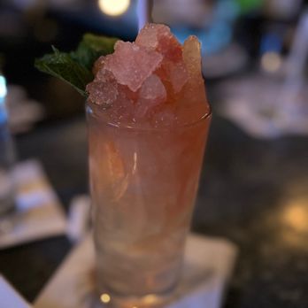 Red 36 - Winter Swizzle - like a blood orange mojito, so good! - Seafood Near Me - Mystic, Connecticut Red 36 - Winter Swizzle - like a blood orange mojito, so good! - Seafood Near Me - Mystic, Connecticut