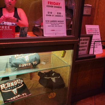 Round Up NightClub - Cover charge - American Near Me - Davie, Florida
