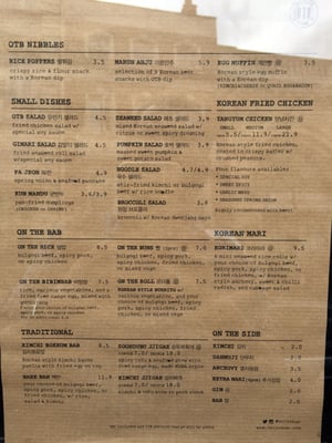 Menu photo 2 On The Bab London, XGL