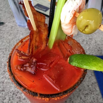 The Dutchie - Bacon shrimp Bloody Mary! - Seafood Near Me - Morro Bay, California The Dutchie - Bacon shrimp Bloody Mary! - Seafood Near Me - Morro Bay, California