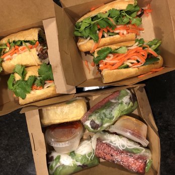 Saigon On 7th - The O. G. / Grilled Pork Banh Mi / Pork and Tofu Spring Rolls - Vietnamese Near Me - Austin, Texas Saigon On 7th - The O. G. / Grilled Pork Banh Mi / Pork and Tofu Spring Rolls - Vietnamese Near Me - Austin, Texas