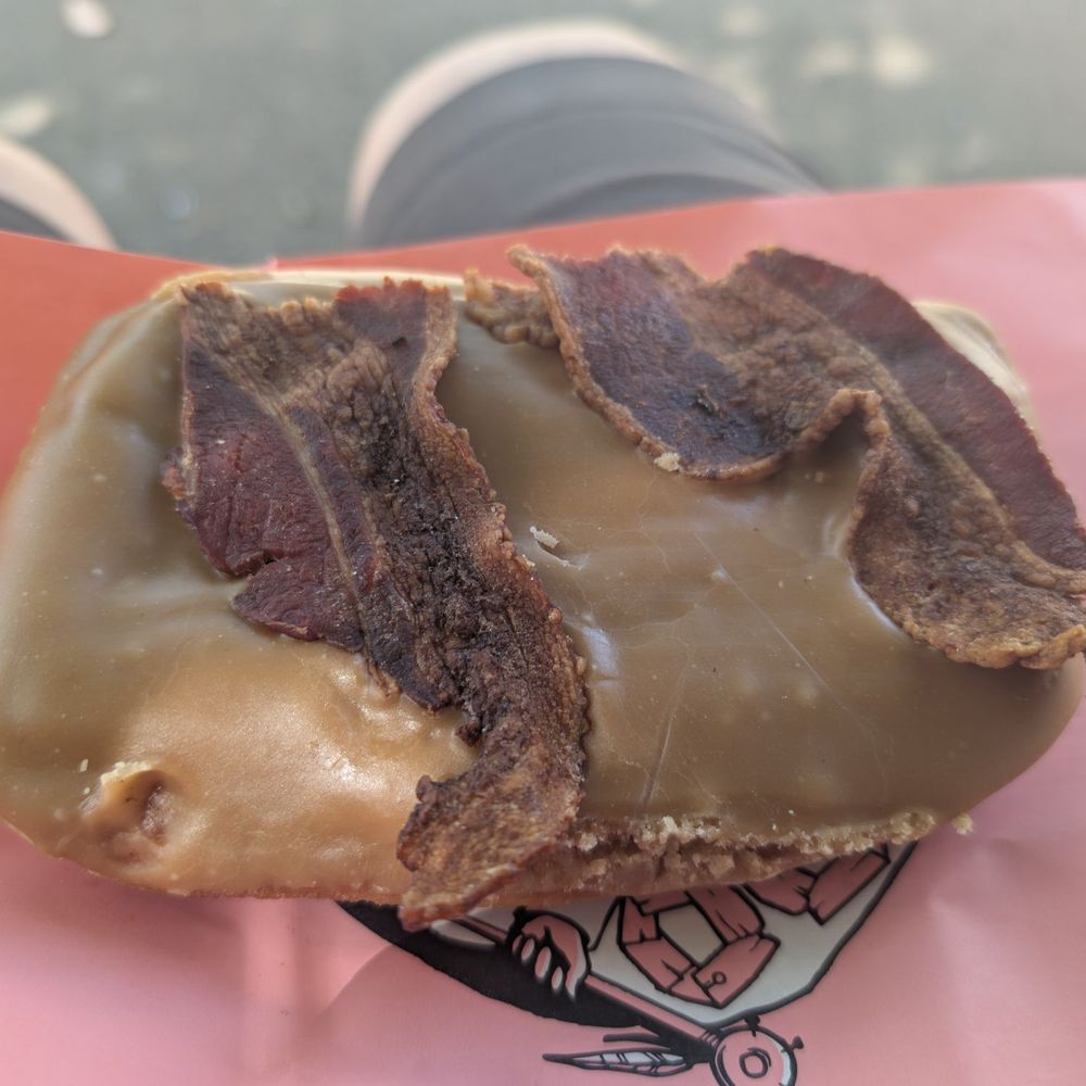 Voodoo Doughnut - Bacon Maple Bar - Donuts Near Me - Seattle, Washington Voodoo Doughnut - Bacon Maple Bar - Donuts Near Me - Seattle, Washington