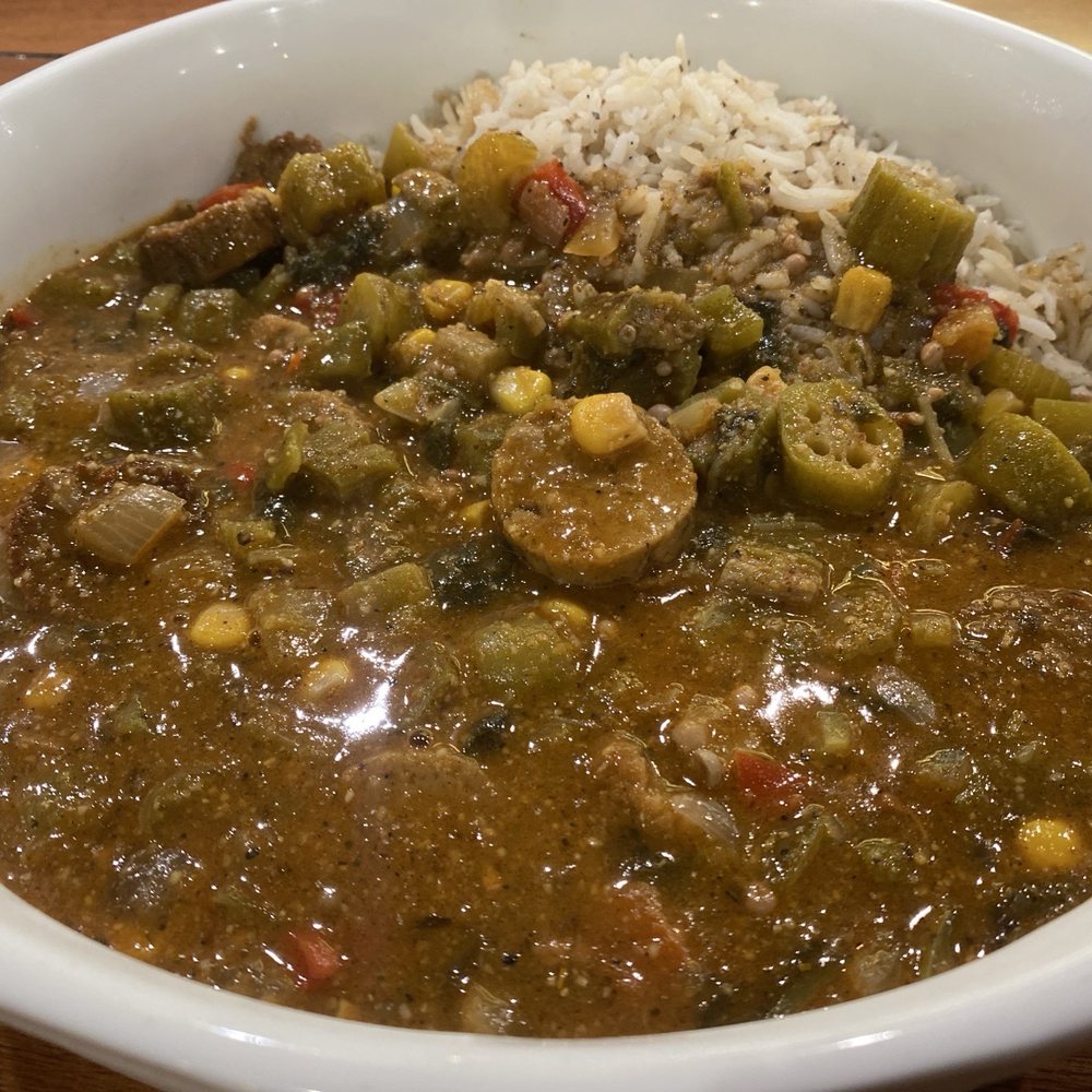 Souley Vegan - Okra Gumbo - Vegan Near Me - Oakland, California Souley Vegan - Okra Gumbo - Vegan Near Me - Oakland, California