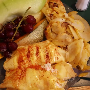 The Frog Pond - Crab cream cheese crepes - Breakfast & Brunch Near Me - St Pete Beach, Florida