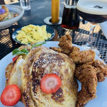 Lucille's - Croissant French Toast + expresso martini - New American Near Me - Houston, Texas Lucille's - Croissant French Toast + expresso martini - New American Near Me - Houston, Texas
