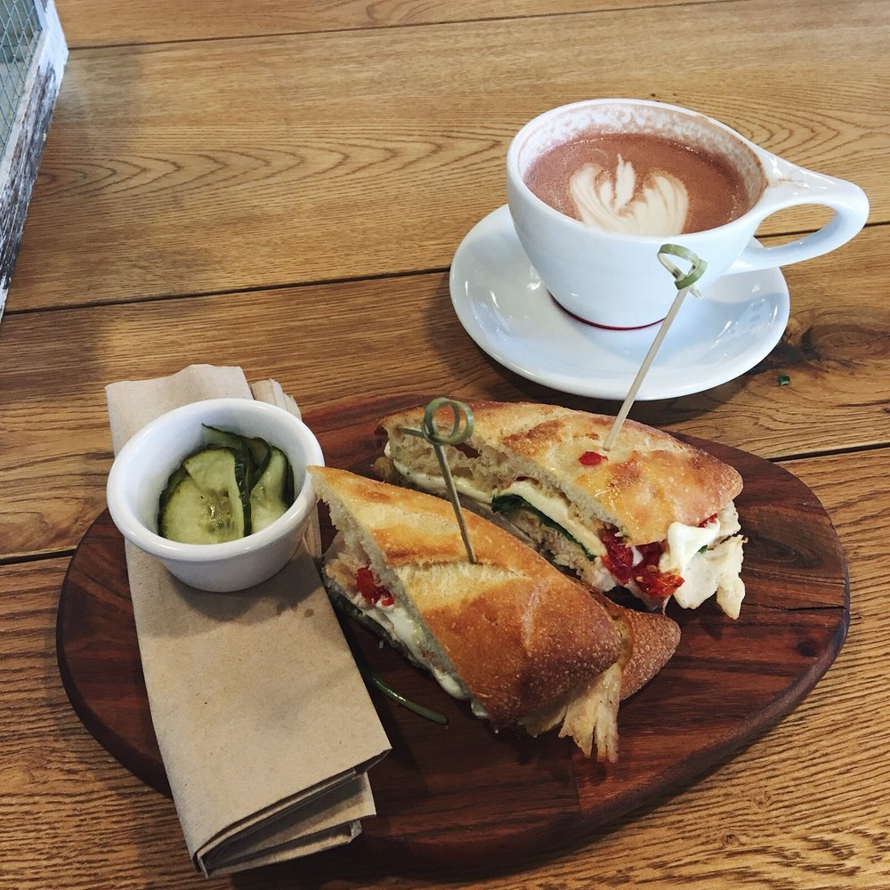 Lola's Cafe - tuscan chicken sandwich and hot chocolate - Coffee & Tea Near Me - Ladera Ranch, California Lola's Cafe - tuscan chicken sandwich and hot chocolate - Coffee & Tea Near Me - Ladera Ranch, California