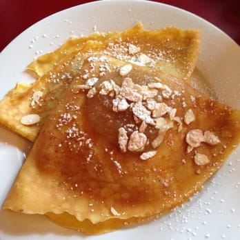Cafe Conti - Apple, cinnamon, and almond crepes. - Breakfast & Brunch Near Me - New Orleans, Louisiana Cafe Conti - Apple, cinnamon, and almond crepes. - Breakfast & Brunch Near Me - New Orleans, Louisiana