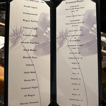 Okane Sushi - Menu - Sushi Bars Near Me - Pittsburgh, Pennsylvania Okane Sushi - Menu - Sushi Bars Near Me - Pittsburgh, Pennsylvania