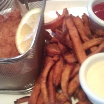 Maggie Bluffs - Frozen Fried Cod...nasty! The sweet potatoe fries taste good though. - Seafood Near Me - Seattle, Washington Maggie Bluffs - Frozen Fried Cod...nasty! The sweet potatoe fries taste good though. - Seafood Near Me - Seattle, Washington
