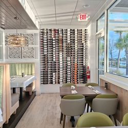 The Banyan House Restaurant - A wall of wine