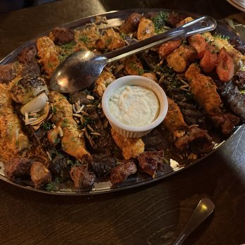 Desert Moon Mediterranean Grill - Mixed Meat Platter (Large) (For 5-7 People) - Mediterranean Near Me - Anaheim, California