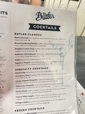 Menu photo 3 The Butler Saugatuck, MI