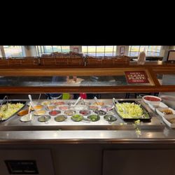 Mazzio's Pizza - Salad bar for buffet
