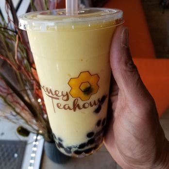 Honey Teahouse - Passion fruit smoothie with tapioca. - Juice Bars & Smoothies Near Me - Cypress, Texas Honey Teahouse - Passion fruit smoothie with tapioca. - Juice Bars & Smoothies Near Me - Cypress, Texas