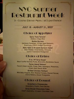 Menu photo 2 Strip House Steakhouse New York, NY