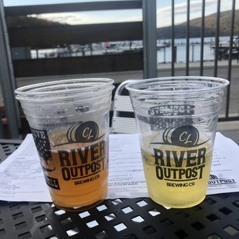 River Outpost Brewing Co. - SAL and Peekstone Pilsner - Brewpubs Near Me - Peekskill, New York
