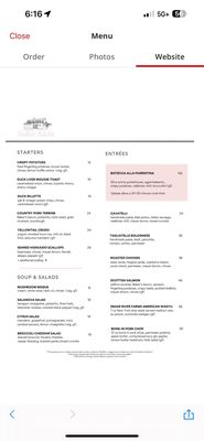 Menu photo 8 Stokes Adobe Monterey, CA