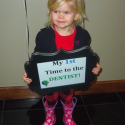 Grove City Family Dentistry - Ava & Gemma had their first appointments this morning. Dr. Niemic & Sammi enjoyed "brushing & counting" their teeth.   These girls are too c