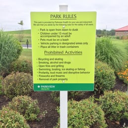 Park Sign Park Sign