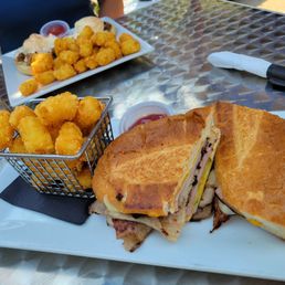 Cubano and tator tots Cubano and tator tots