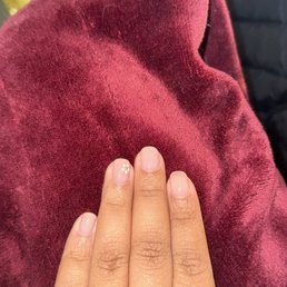 Left hand Hard gel- gel polish- flower Left hand Hard gel- gel polish- flower
