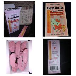Target - Hello Kitty Peach Egg Rolls