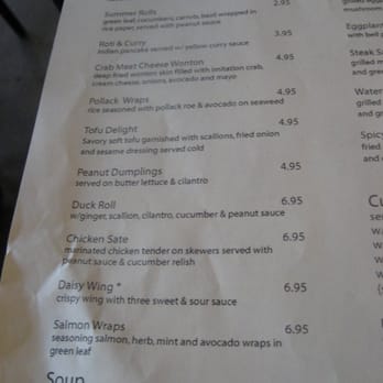 Daisy Mint - Menu - Thai Near Me - Pasadena, California