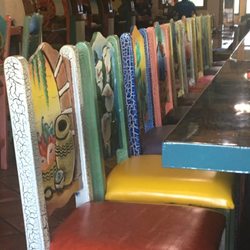 El Jimador Mexican Grill - Painted bar stools