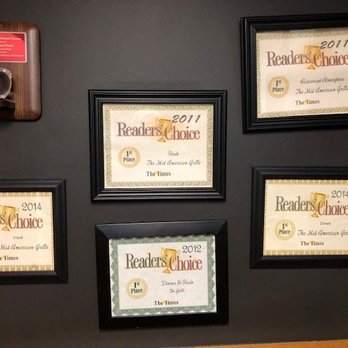 Mid-American Grille - Awards and recognition! - American Near Me - Pryor, Oklahoma