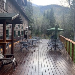 Wallowa Lake Lodge - New front deck at Wallowa Lake Lodge