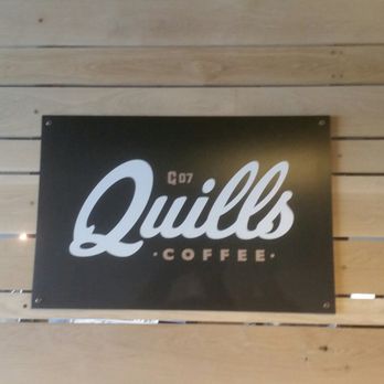 Quills Coffee - Sign as you enter from garage - Coffee & Tea Near Me - Indianapolis, Indiana