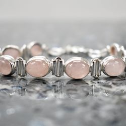 Stones of Transformation - Morganite Tennis Bracelet