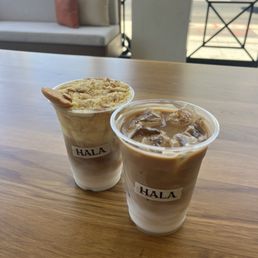 vanilla latte and banana pudding vanilla latte and banana pudding