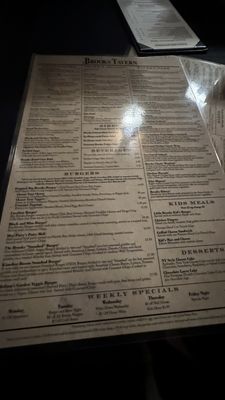 Menu photo 3 Brooks Tavern Tryon, NC