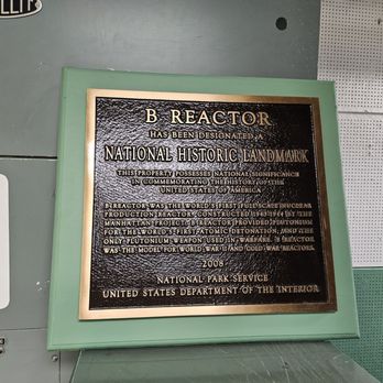 Manhattan Project B Reactor Tours - Sign - Landmarks & Historical Buildings Near Me - Richland, Washington Manhattan Project B Reactor Tours - Sign - Landmarks & Historical Buildings Near Me - Richland, Washington