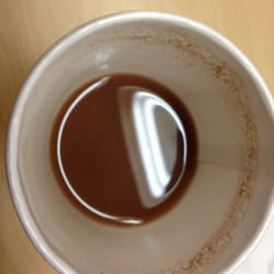 Community College of Rhode Island - The "creamy dream" hot chocolate I paid $1.10 for. Ghastly!