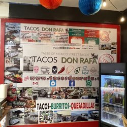 tacos Don Rafa - The menu