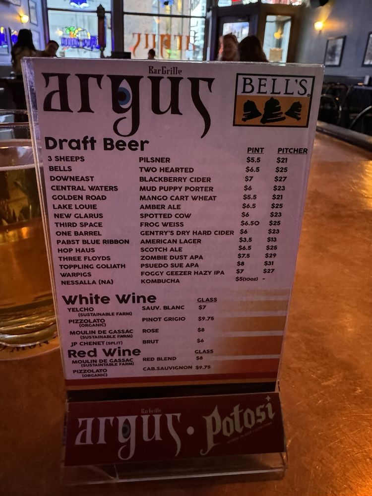 ARGUS BAR & GRILL Updated September 2024 21 Photos & 61 Reviews 123 E Main St, Madison