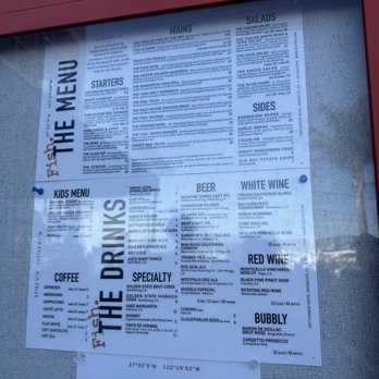 Fish - Menu - Seafood Near Me - Sausalito, California