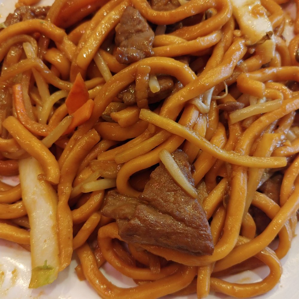 Beef Lo Mein.... The beef is always tender, no dry tough pieces! Beef Lo Mein.... The beef is always tender, no dry tough pieces!