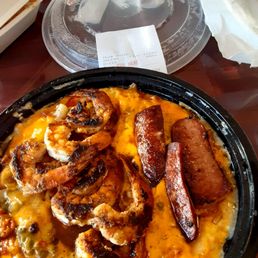 The forks shrimp an grits. Less than 20 The forks shrimp an grits. Less than 20