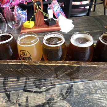 The Garage Brewery - Beer flight - Breweries Near Me - Chesapeake, Virginia The Garage Brewery - Beer flight - Breweries Near Me - Chesapeake, Virginia