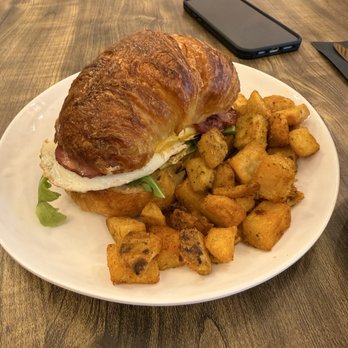 Perla - Savory Sunrise Croissant - Coffee & Tea Near Me - Woodbridge Township, New Jersey Perla - Savory Sunrise Croissant - Coffee & Tea Near Me - Woodbridge Township, New Jersey