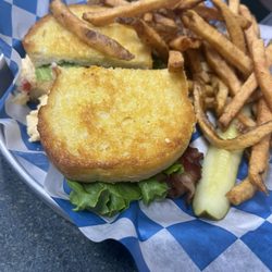 Delancy's Restaurant - Pimento Cheese Sandwich with bacon
