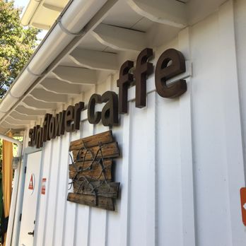Sunflower Caffe - Sign outside the Sunflower Caffe in Sonoma. - Coffee & Tea Near Me - Sonoma, California