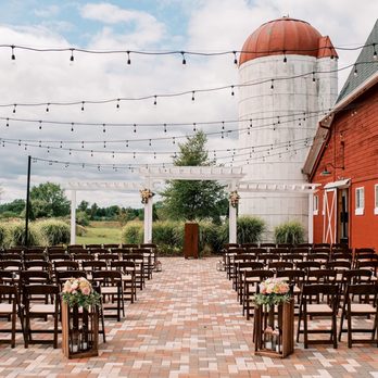 Historic Blum Barn - Ceremony location--afterwards this was seamlessly transitioned to our dance floor for dancing under the patio lights. - Wedding Planning Near Me - Manchester, Michigan Historic Blum Barn - Ceremony location--afterwards this was seamlessly transitioned to our dance floor for dancing under the patio lights. - Wedding Planning Near Me - Manchester, Michigan
