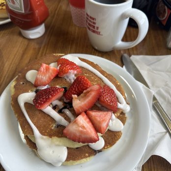 Denny's - Strawberry Pancake Puppies - Diners Near Me - Carson City, Nevada