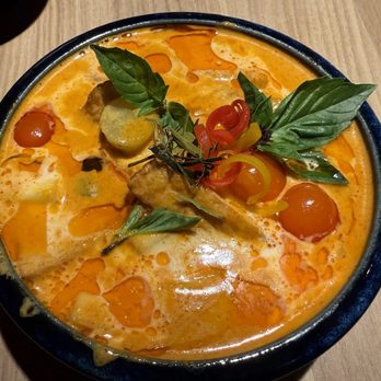 Charm by Zab Bite - Tofu red curry (vegan) - Thai Near Me - Vancouver, British Columbia Charm by Zab Bite - Tofu red curry (vegan) - Thai Near Me - Vancouver, British Columbia
